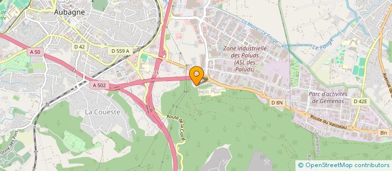 localisation de l'entreprise SUPERNOVA GRAPHIK à AUBAGNE