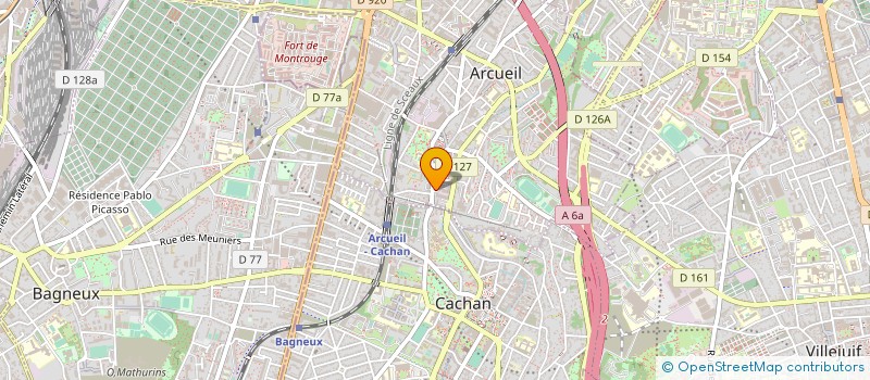 localisation de l'entreprise SUPERPLANNER à ARCUEIL
