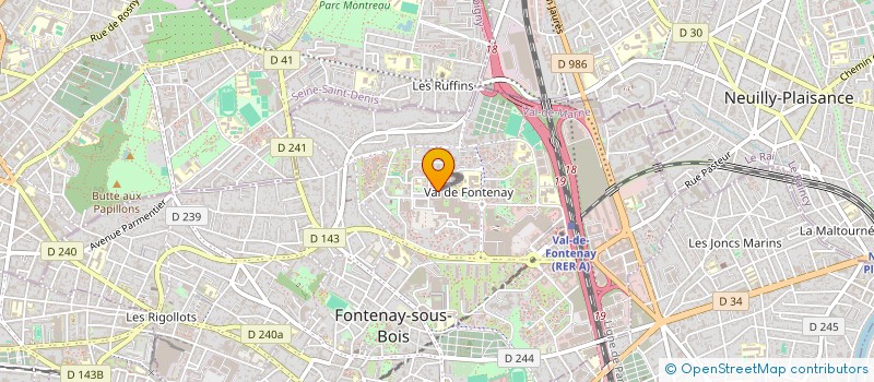 localisation de l'entreprise SUPERPRIMEUR DU VAL à FONTENAY-SOUS-BOIS
