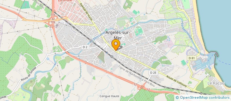 localisation de l'entreprise SUPERPROX à ARGELES-SUR-MER