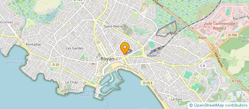 localisation de l'entreprise SUPERS SERVICES à ROYAN