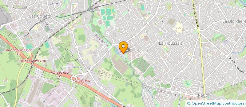 localisation de l'entreprise SUPERSAC  REZE