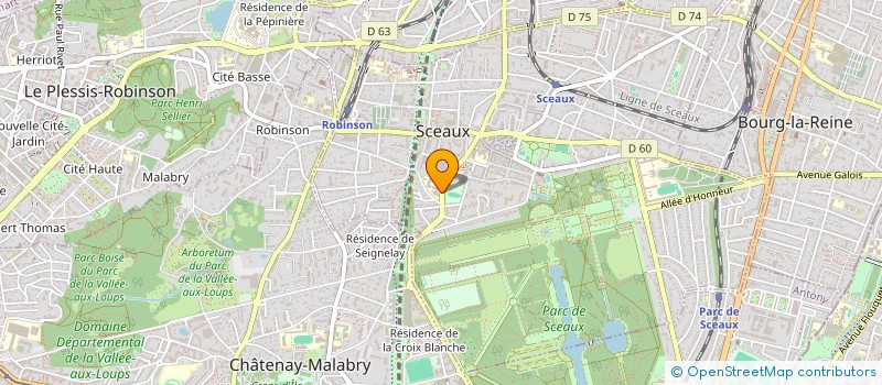 localisation de l'entreprise SUPERSCEAUX'NIC à SCEAUX