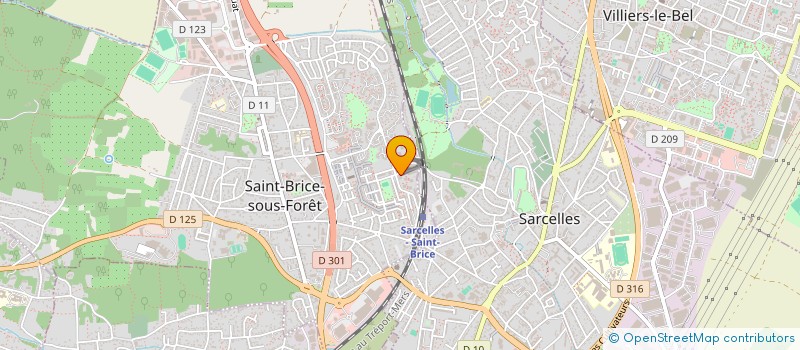localisation de l'entreprise SUPERSONIC TRANSPORT à SAINT-BRICE-SOUS-FORET