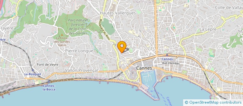localisation de l'entreprise SUPERSONIQUE STUDIO à CANNES