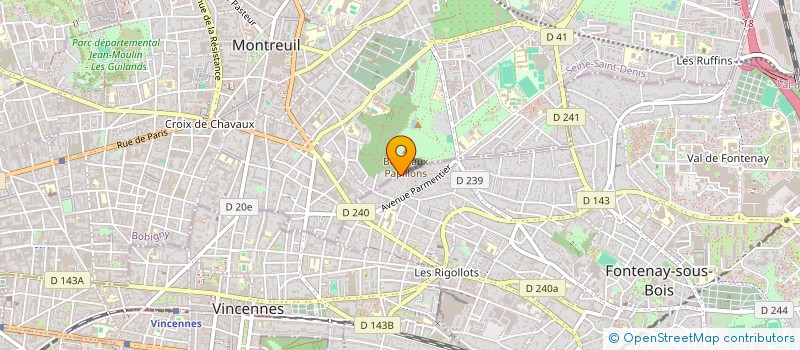 localisation de l'entreprise SUPERSTRUT à FONTENAY-SOUS-BOIS