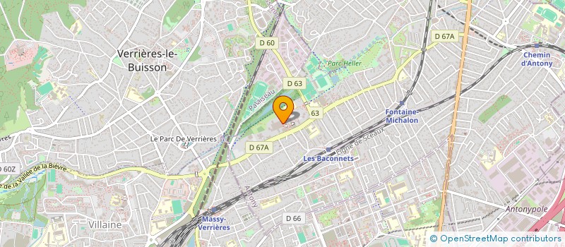 localisation de l'entreprise SUPERTEC 92 à ANTONY
