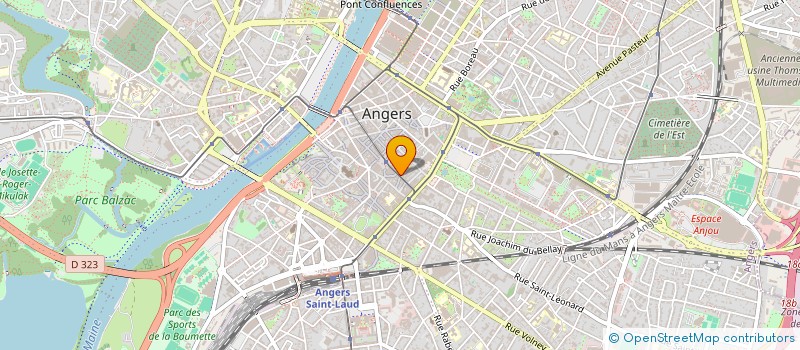 localisation de l'entreprise SUPERVISION à ANGERS