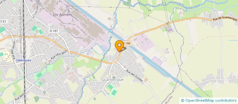 localisation de l'entreprise SUPERVISION DE TRAVAUX D'INGENIERIE INDUSTRIELLE  GUARBECQUE