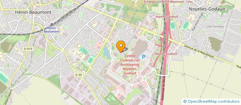 localisation de l'entreprise SUPERVOLT à HENIN-BEAUMONT