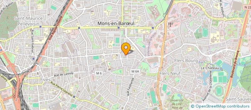 localisation de l'entreprise SUPERWO'MAM à MONS-EN-BARŒUL