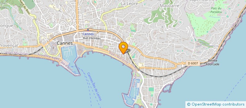 localisation de l'entreprise SUPERYOU à CANNES