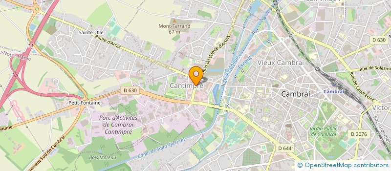 localisation de l'entreprise SUPEXDEL à CAMBRAI