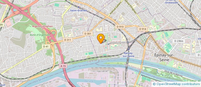 localisation de l'entreprise SUPFINANZ à EPINAY-SUR-SEINE