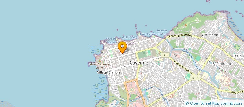 localisation de l'entreprise SUPLEX  CAYENNE