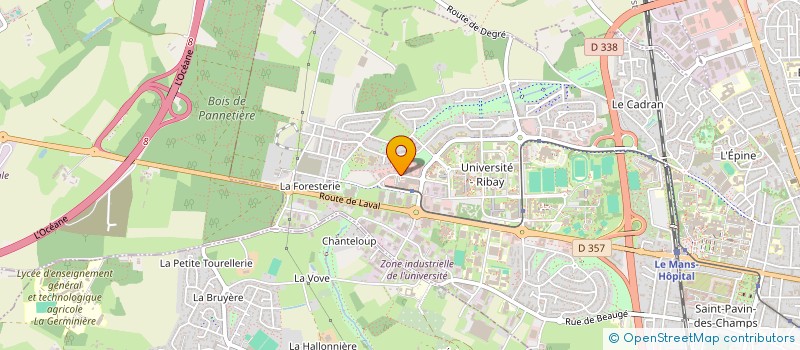 localisation de l'entreprise SUPOPTIMA  LE MANS