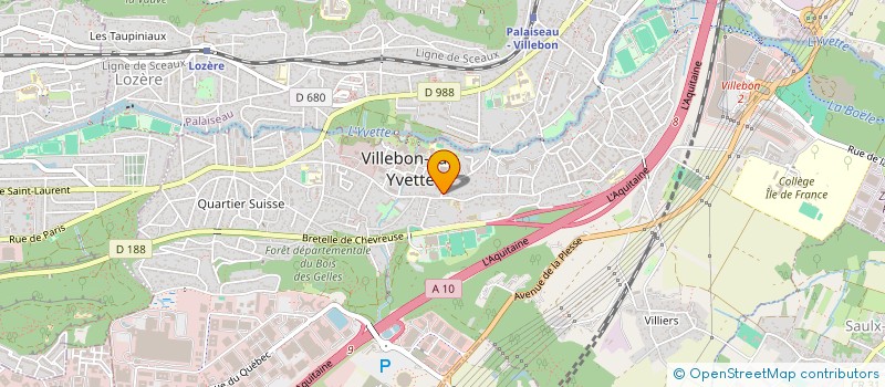 localisation de l'entreprise SUPOR XAO à VILLEBON-SUR-YVETTE