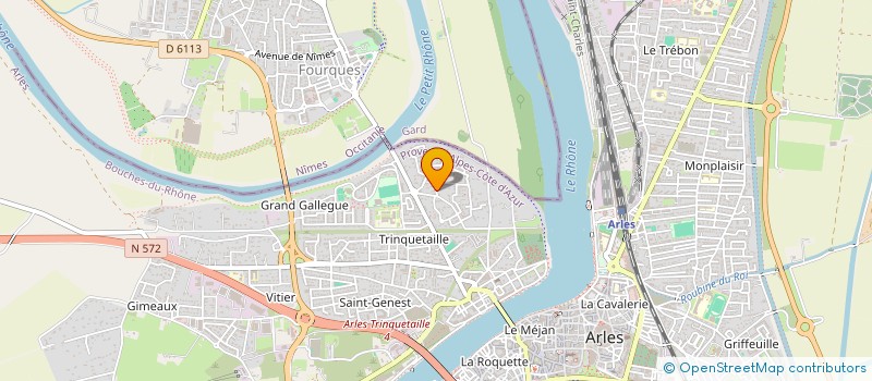 localisation de l'entreprise SUPORTAIRE ARLATEN à ARLES