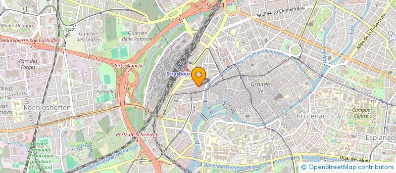 localisation de l'entreprise SUPPLE à STRASBOURG