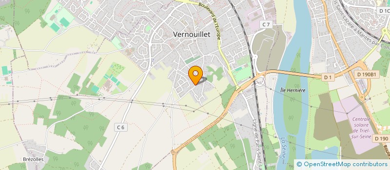 localisation de l'entreprise SUPPLY ET INNOVATION à LES MUREAUX