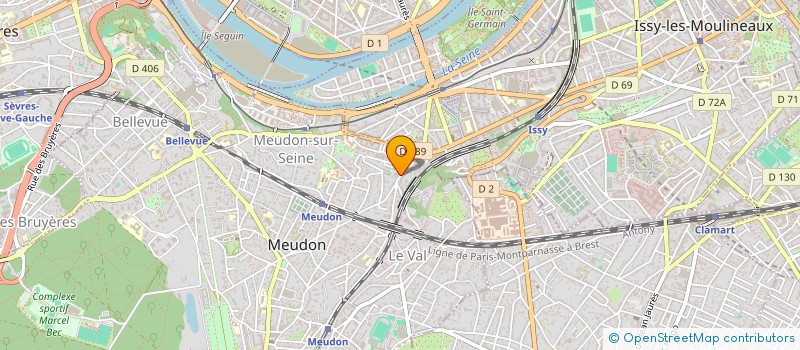 localisation de l'entreprise SUPPORDI PRO à MEUDON