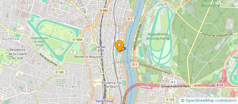 localisation de l'entreprise SUPPORT&QUALITY PARTNERS à SAINT-CLOUD