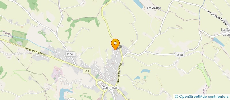 localisation de l'entreprise SUPPORT TECHNIQUE DU SUD OUEST à CARAMAN