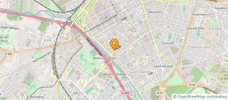 localisation de l'entreprise SUPPORT TECHNIQUE LEDGER  REIMS