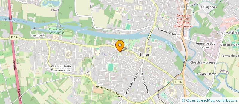 localisation de l'entreprise SUPPORT US à OLIVET