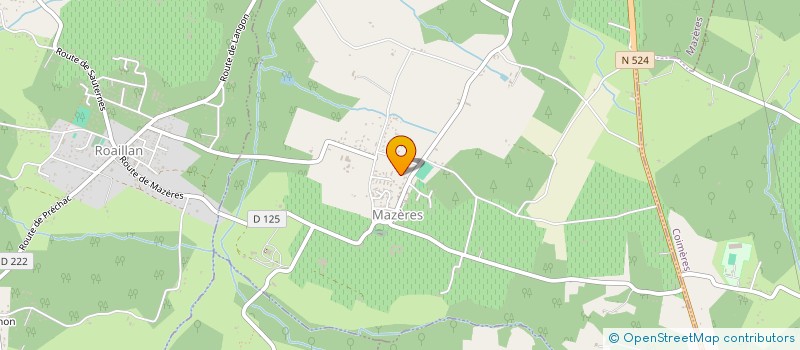 localisation de l'entreprise SUPPORTERS LANGON CASTETS FOOTBALL CLUB  CASTETS ET CASTILLON