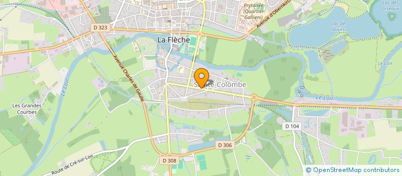 localisation de l'entreprise SUPPORTERS LFTT  LA FLECHE