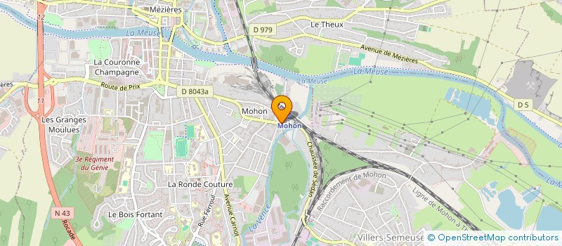 localisation de l'entreprise SUPPORTERS SEDAN ARDENNES  CHARLEVILLE-MEZIERES