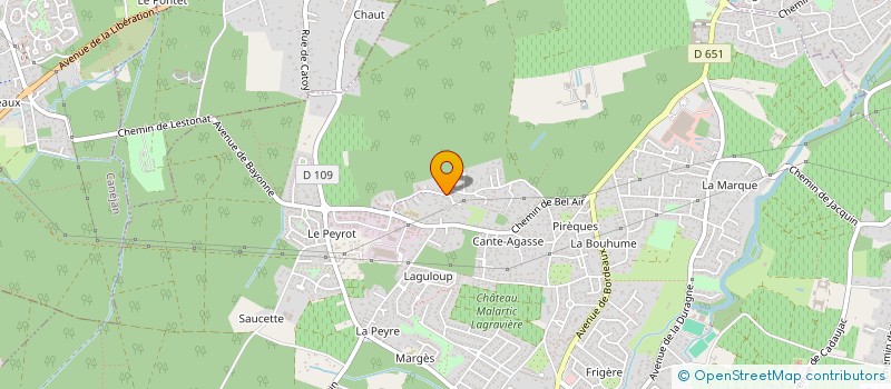 localisation de l'entreprise SUPPORTS SOLAIRES  LEOGNAN