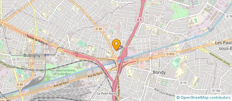 localisation de l'entreprise SUPPRETTE MOSCOU à BOBIGNY