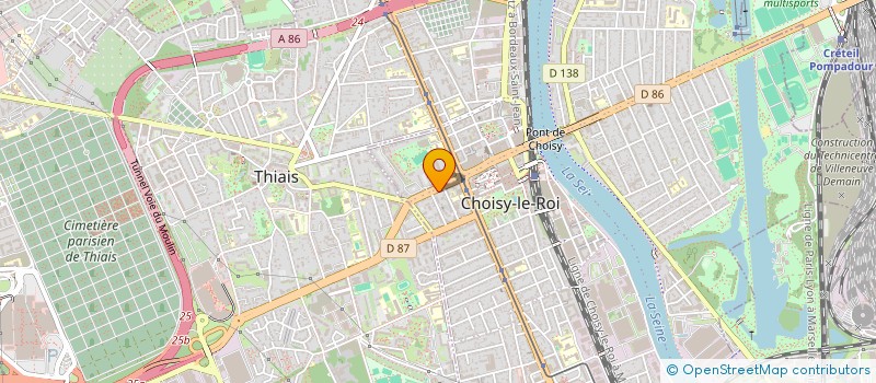 localisation de l'entreprise SUPQUALITY à CHOISY-LE-ROI