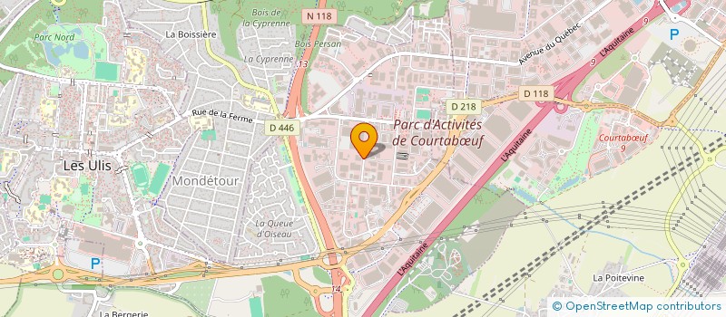 localisation de l'entreprise SUPRA CARGO à LES ULIS