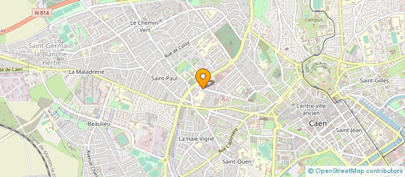 localisation de l'entreprise SUPRA CONDUCTEURS INDUSTRIE à CAEN