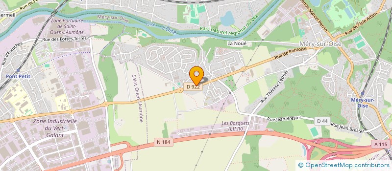 localisation de l'entreprise SUPRA RENOVATION à MERY-SUR-OISE
