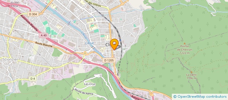 localisation de l'entreprise SUPRADYNE  CLUSES