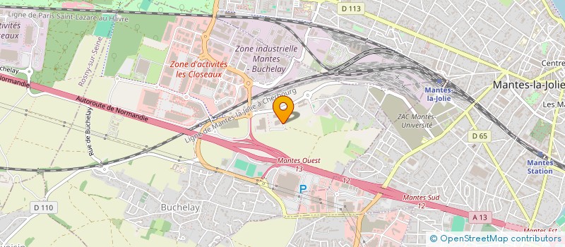 localisation de l'entreprise SUPRALITE  AUFFREVILLE-BRASSEUIL