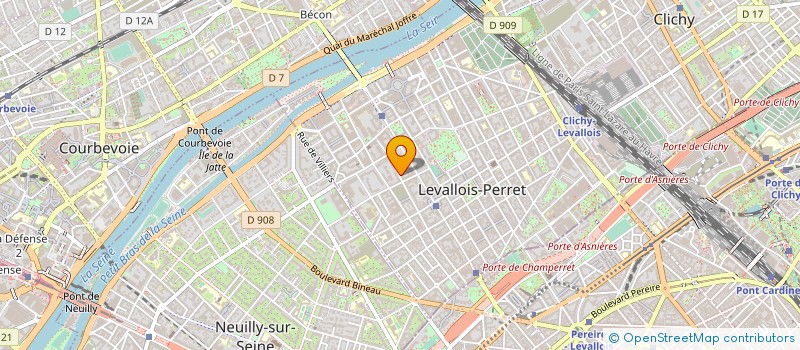 localisation de l'entreprise SUPRAPHARM à LEVALLOIS-PERRET