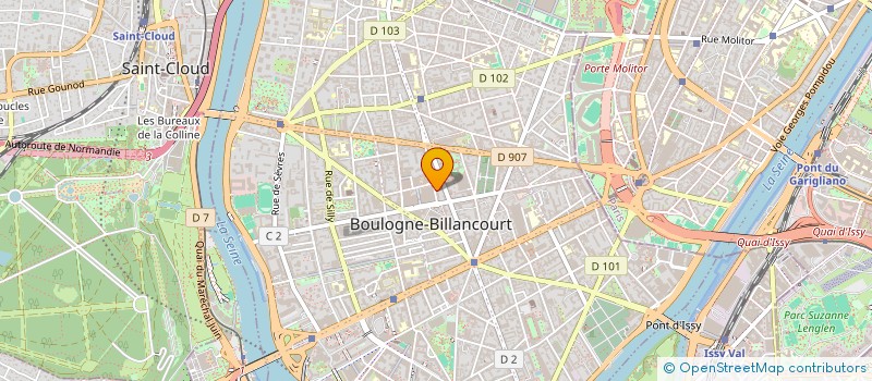localisation de l'entreprise SUPRASONIK  BOULOGNE-BILLANCOURT