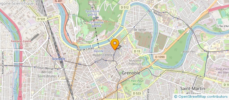 localisation de l'entreprise SUPRAT RESTAURATION  GRENOBLE