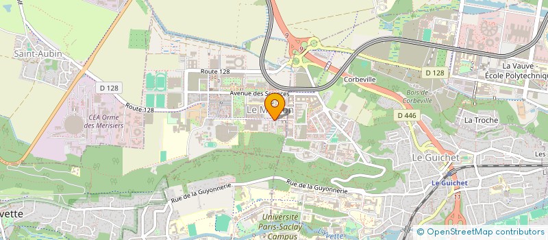 localisation de l'entreprise SUPRAVISION à GIF-SUR-YVETTE