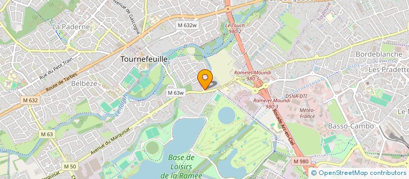 localisation de l'entreprise SUPRAVORE  TOURNEFEUILLE