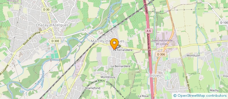 localisation de l'entreprise SUPRAWAYS  MARCILLY D'AZERGUES