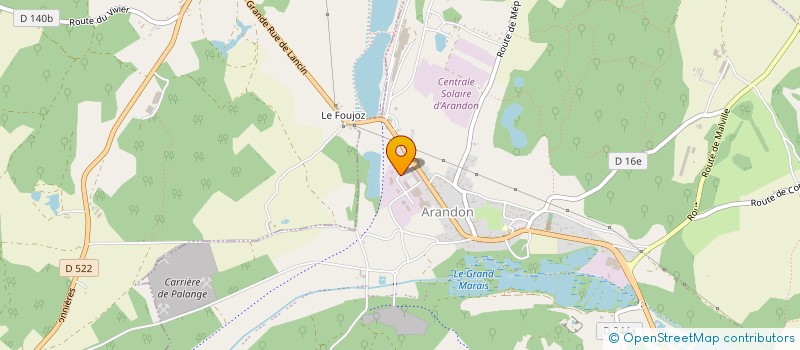 localisation de l'entreprise SUPRAZY à ARANDON-PASSINS