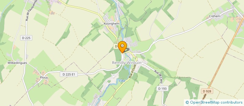 localisation de l'entreprise SUPREM  REMILLY-WIRQUIN