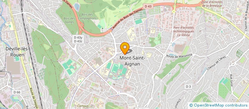 localisation de l'entreprise SUPREMA  MONT-SAINT-AIGNAN