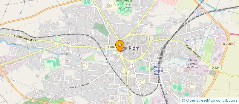 localisation de l'entreprise SUPREMAUTO à RIOM